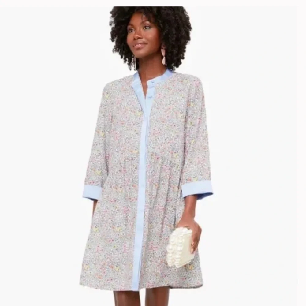 Tuckernuck Poppy Royal Shirt Dress - Picture 2 of 7